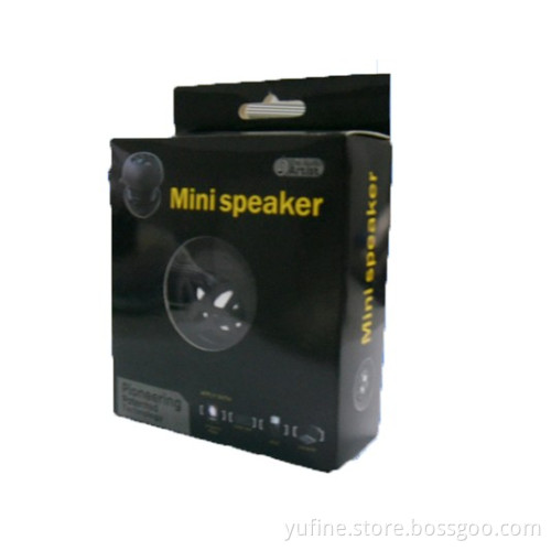 White hamburger speaker